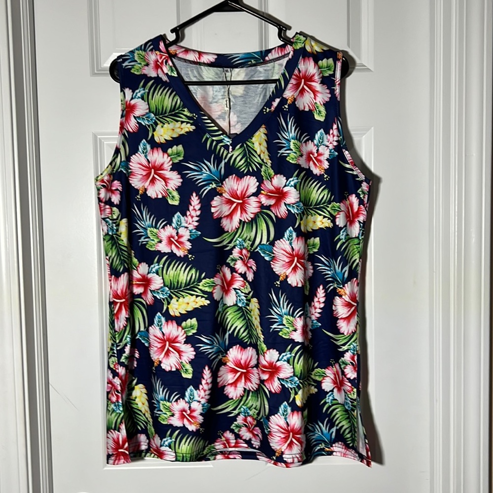Sampeel flowy tank top XL